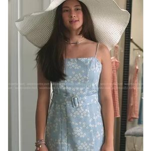 NWT ZARA LINEN FLORAL DRESS ASO THE SUMMER I TURNED PRETTY